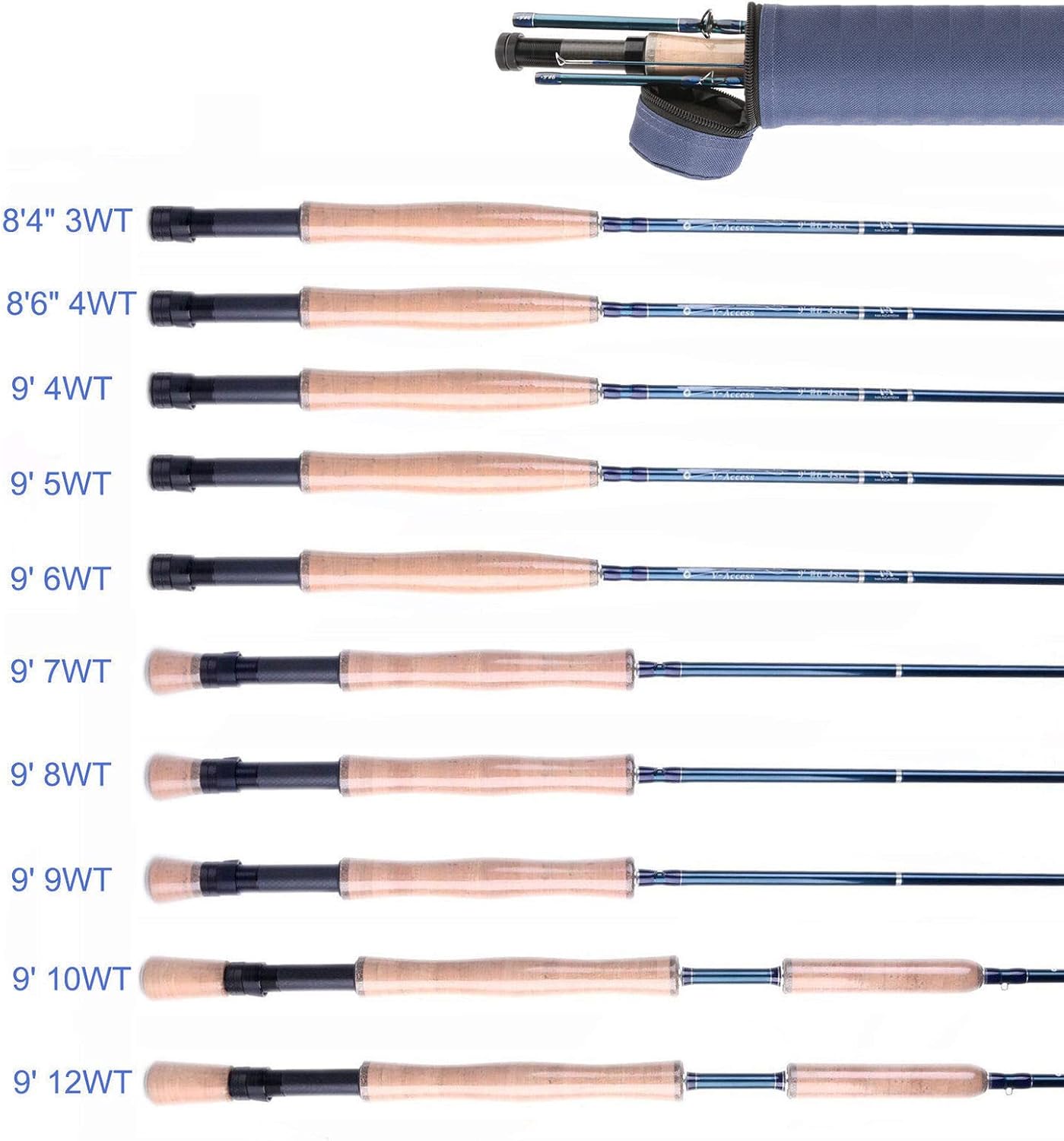 超 AXISCO AIRRITE Stream ASFG703-6 7'0” #3 グラスロッド 6ピース